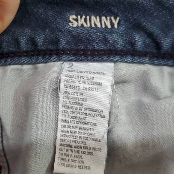 American Eagle Outfitters Skinny Jeans Sz 2 - Picture 4 of 7